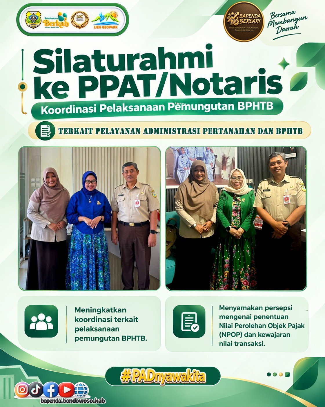 KOORDIANSI PELAKSANAAN PEMUNGUTAN BPHTB