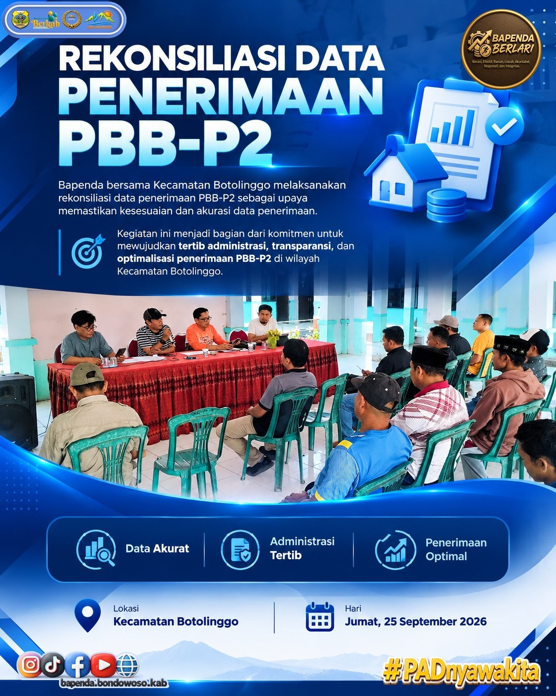 REKONSILIASI DATA PENERIMAAN PBB-P2